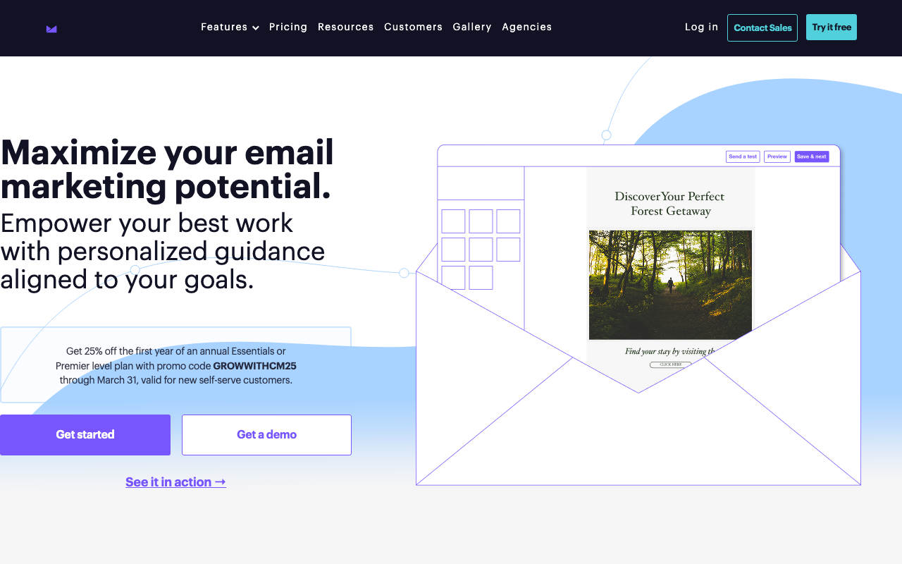 Campaign Monitor screenshot