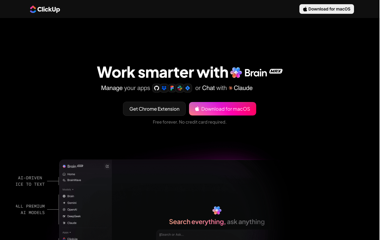 ClickUp Brain Max screenshot