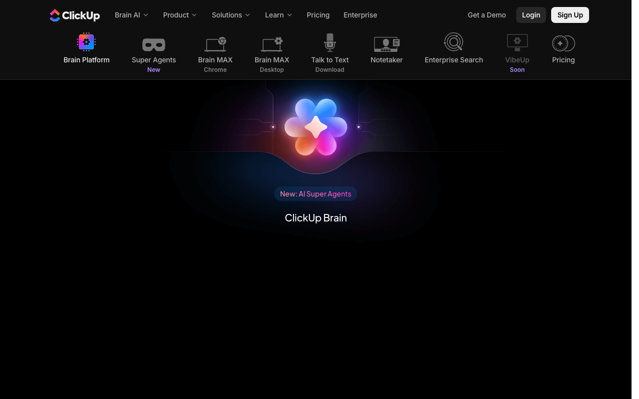 ClickUp Brain screenshot