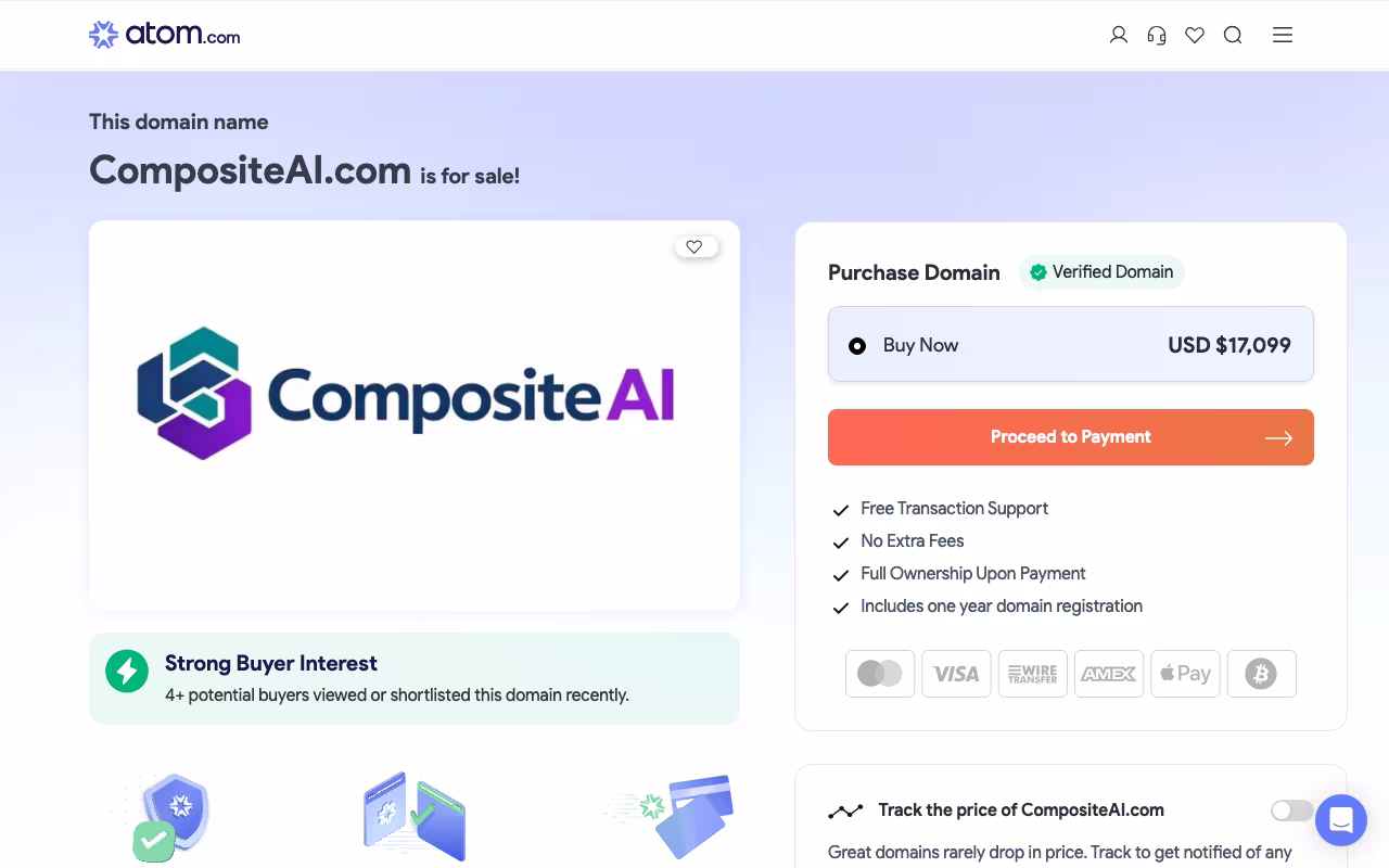 Composite AI productivity platform interface screenshot