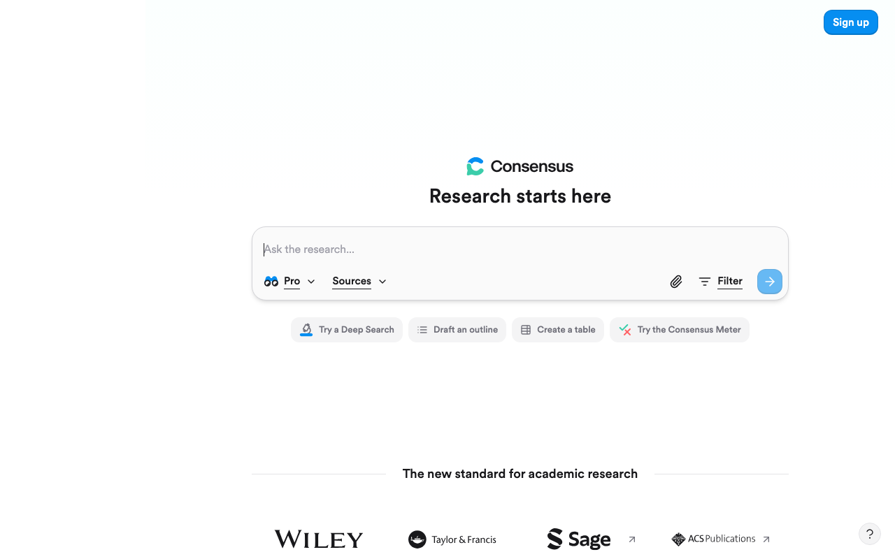 Consensus screenshot
