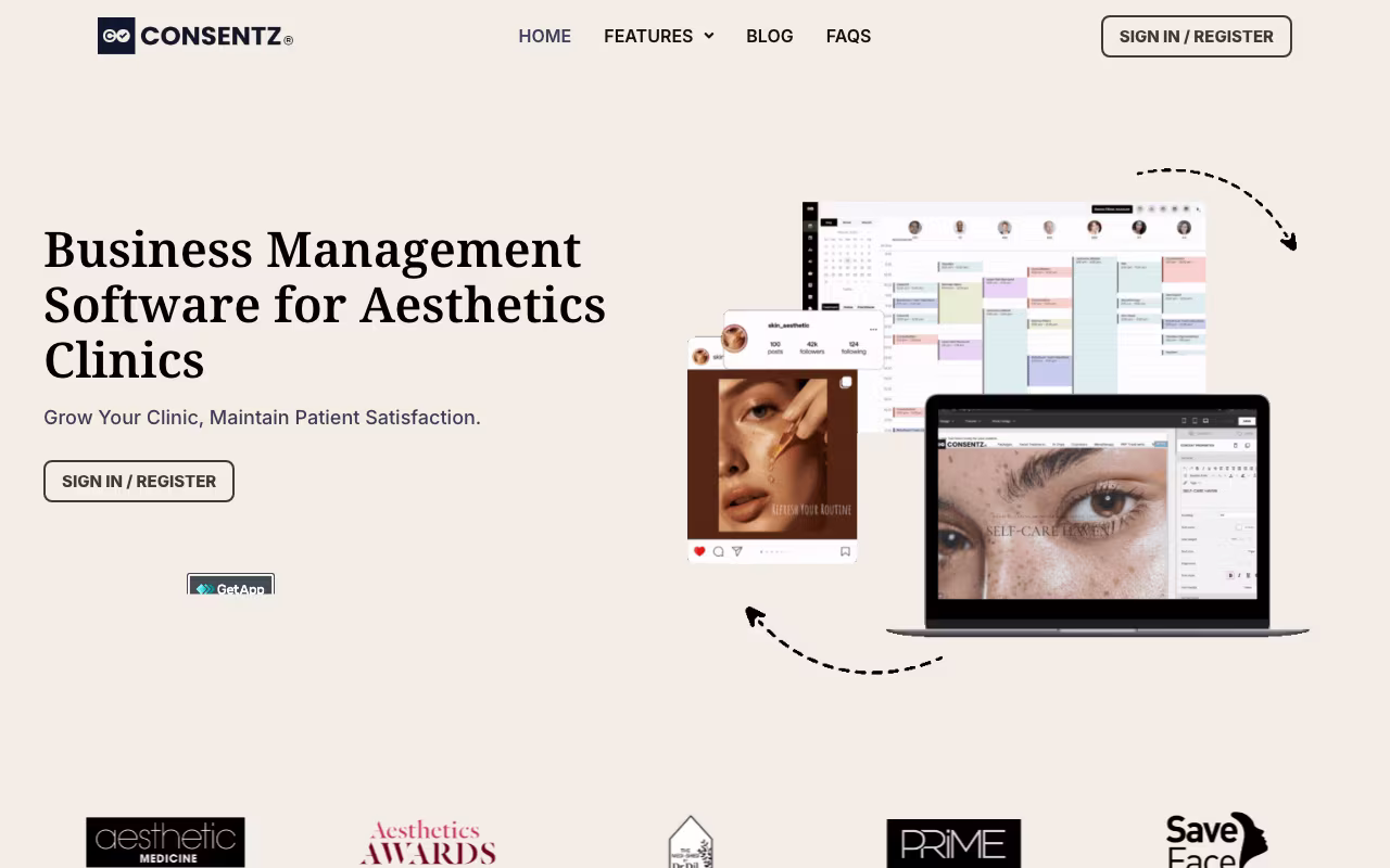 Consentz legal platform interface screenshot