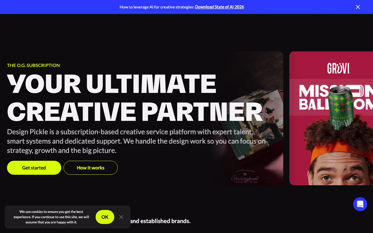 Design Pickle design platform interface screenshot