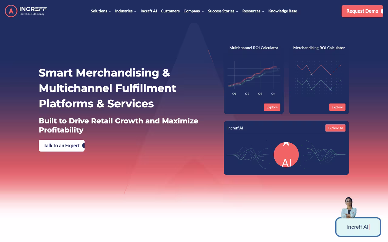 Increff operations platform interface screenshot