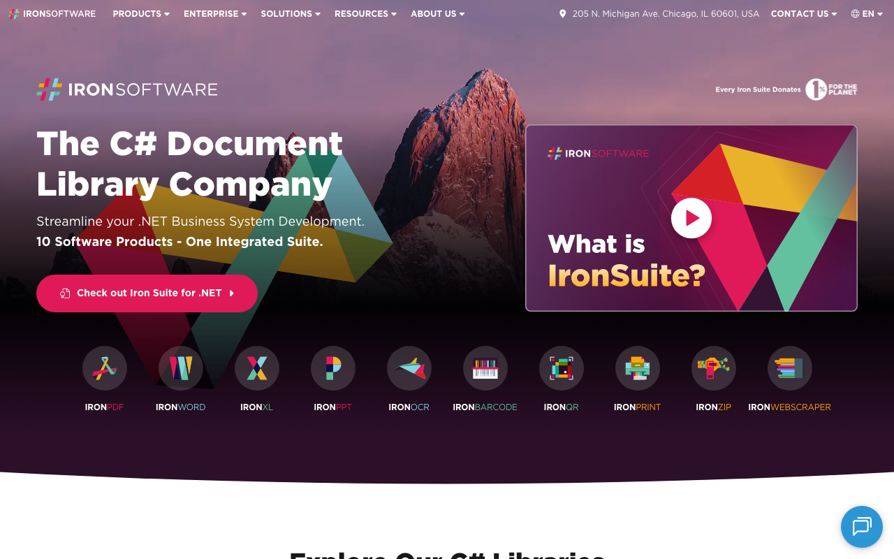 Iron Software screenshot