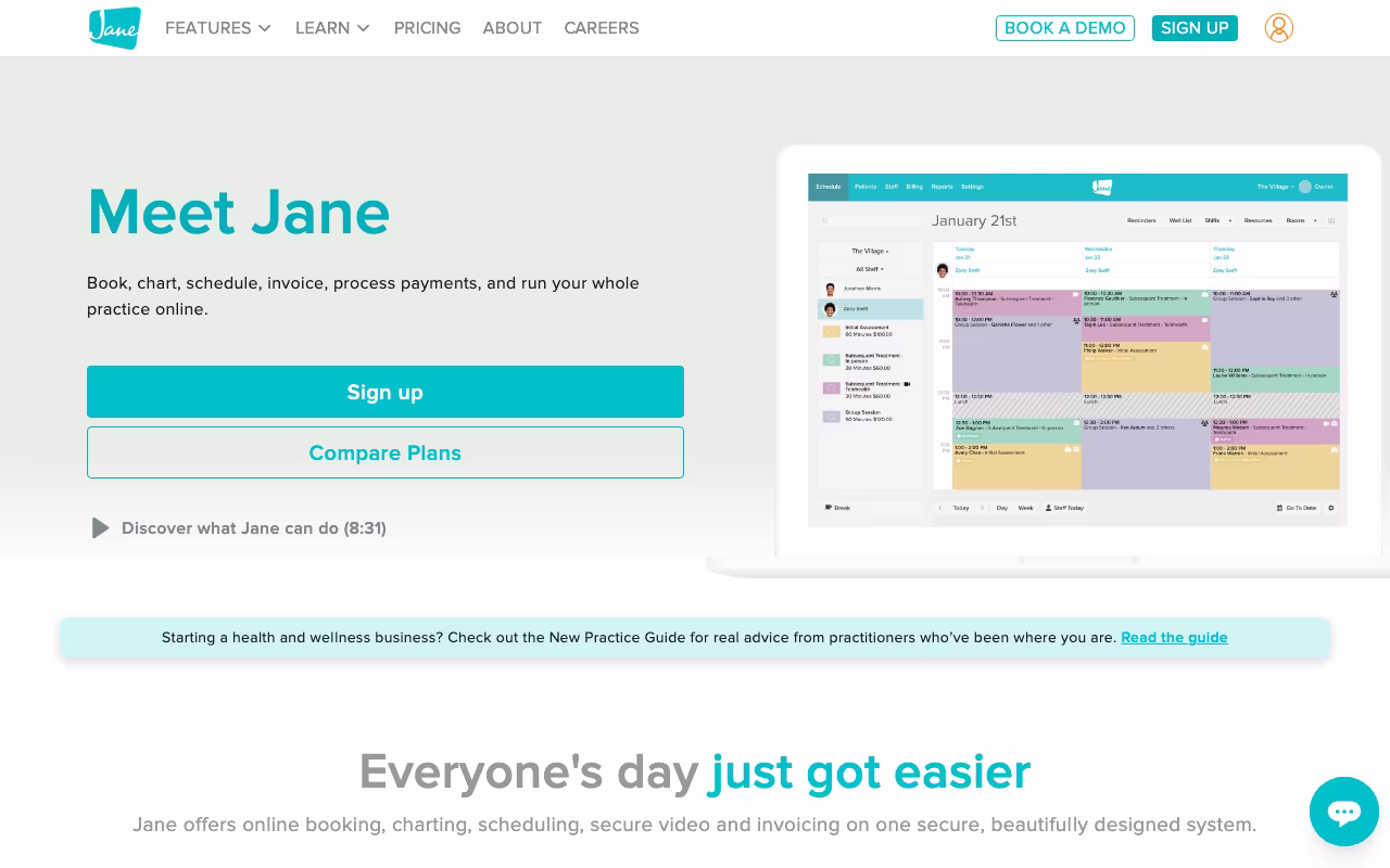 Jane operations platform interface screenshot