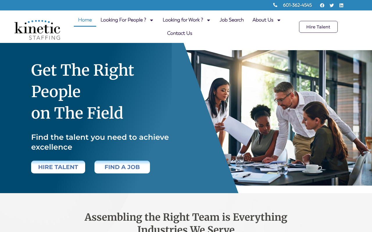 Kinetic Staffing screenshot