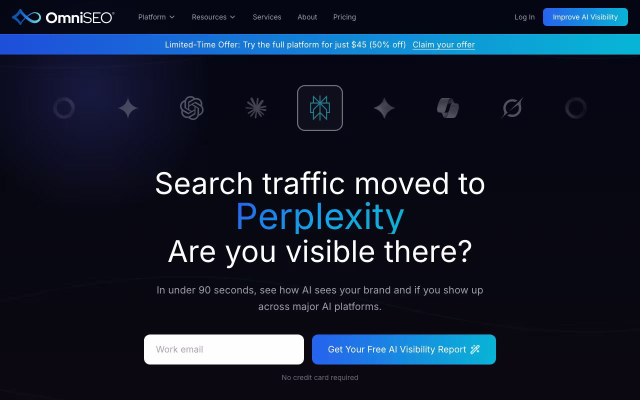 OmniSEO seo platform interface screenshot
