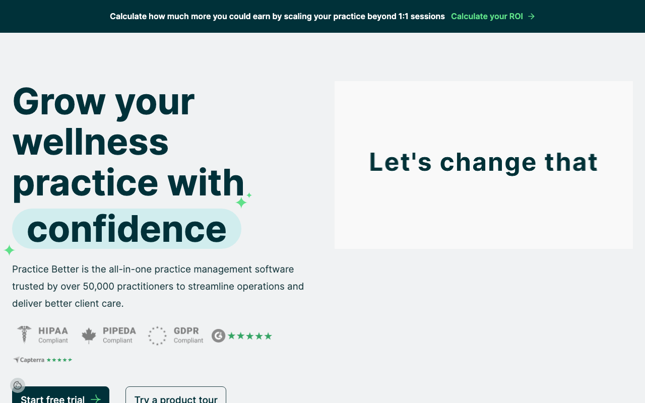 Practice Better screenshot