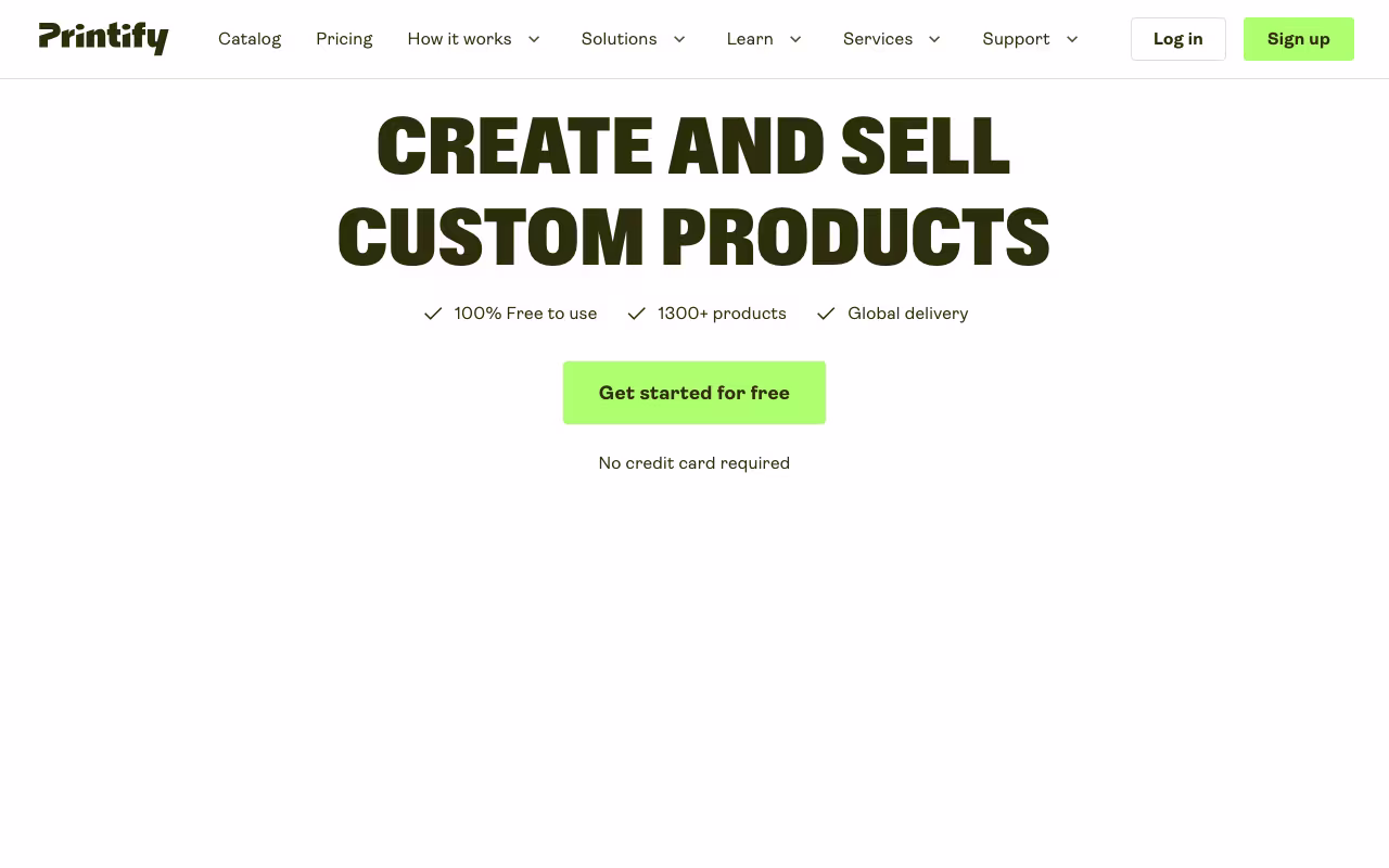 Printify operations platform interface screenshot
