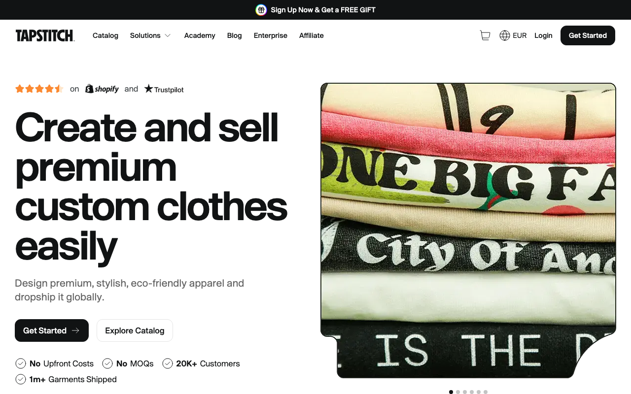 Tapstitch screenshot