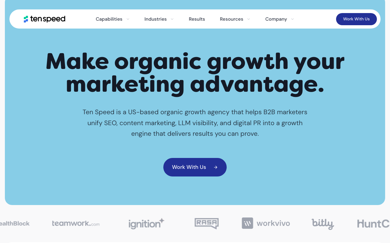 Ten Speed screenshot