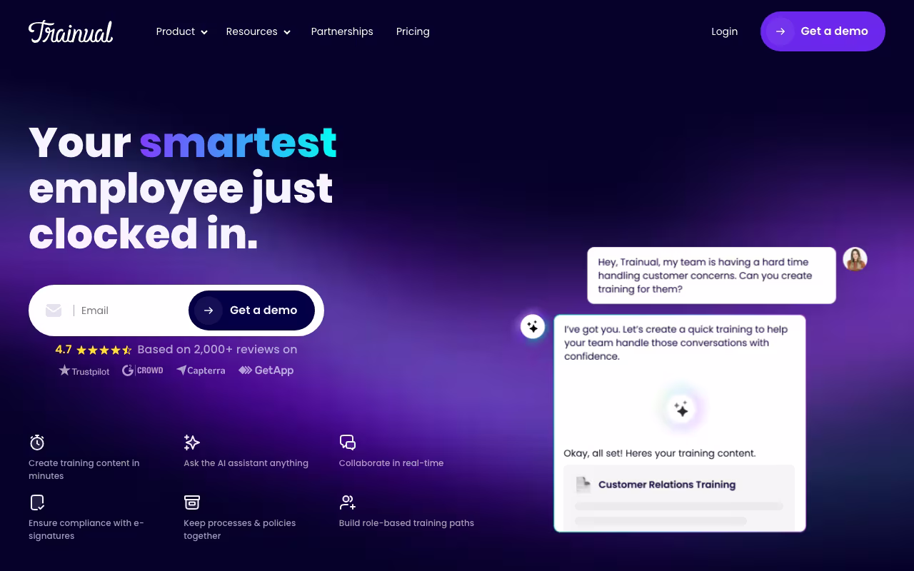 Trainual hr platform interface screenshot