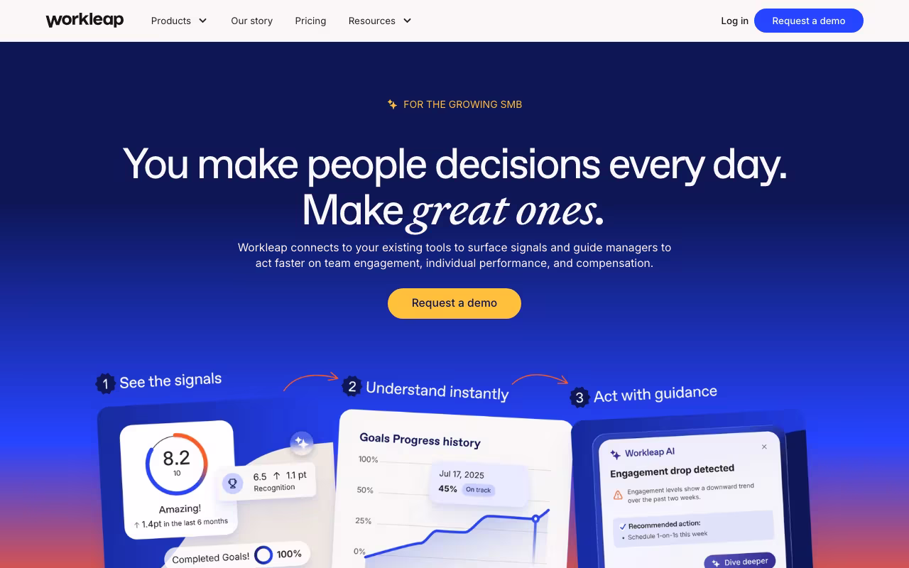 Workleap hr platform interface screenshot